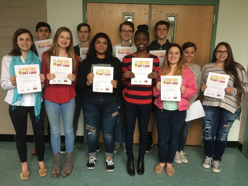 Poetry Out Loud Competition Winners