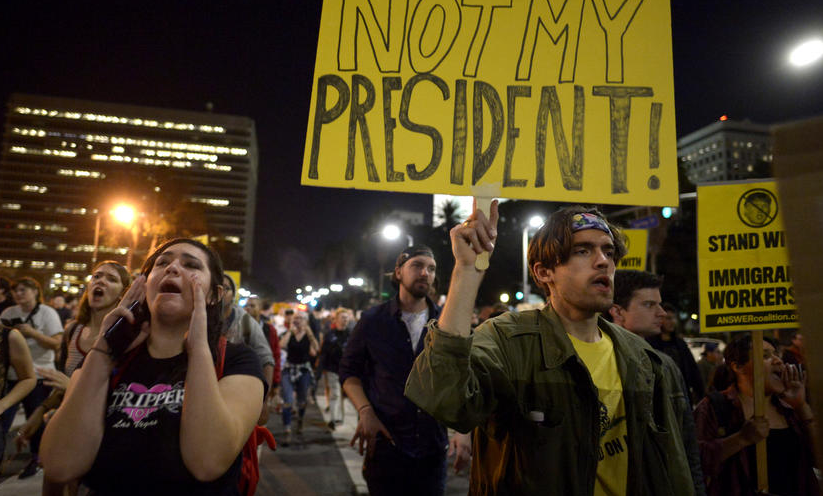 News or Noise? Not My President Protests