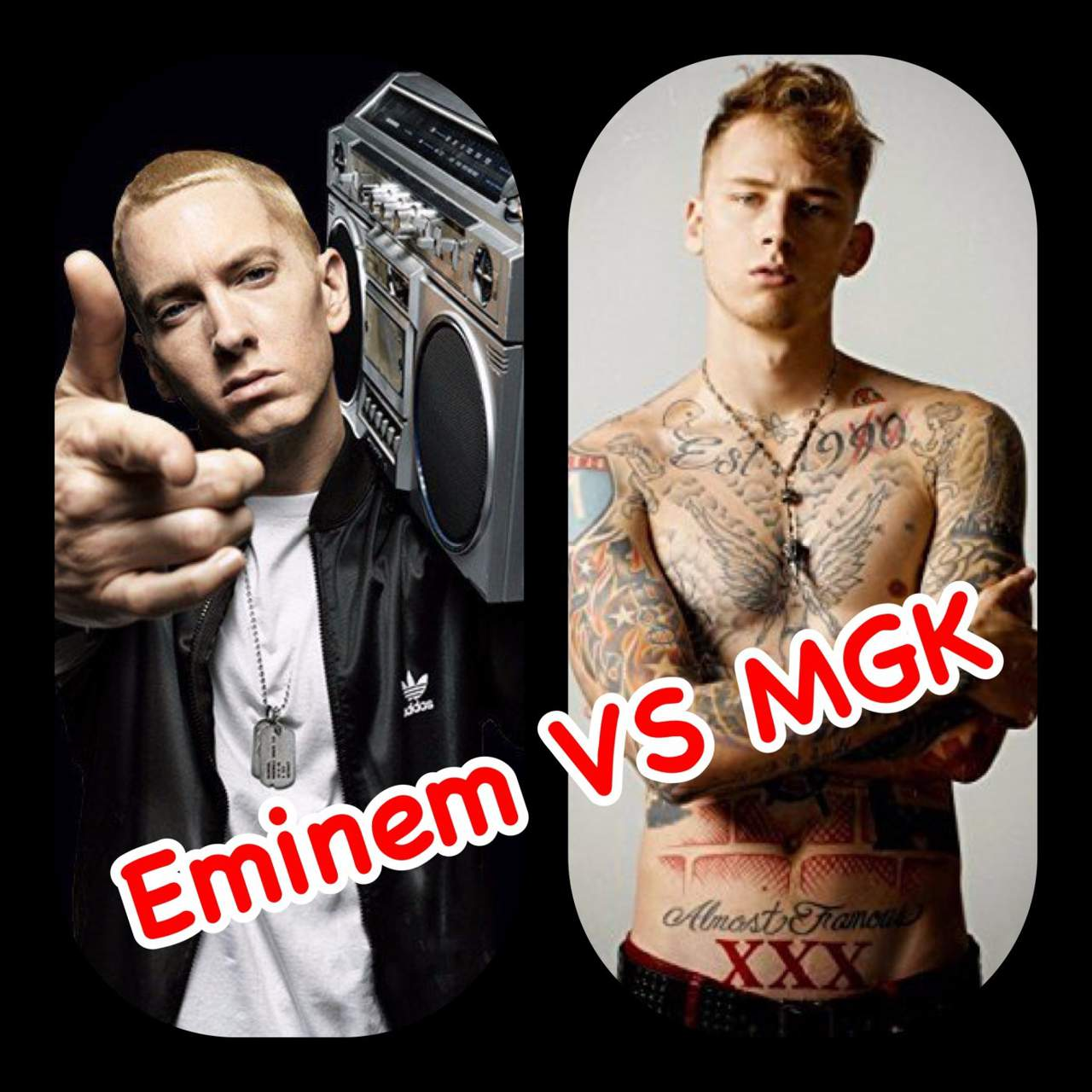 best lyrical rappers eminem of mgk